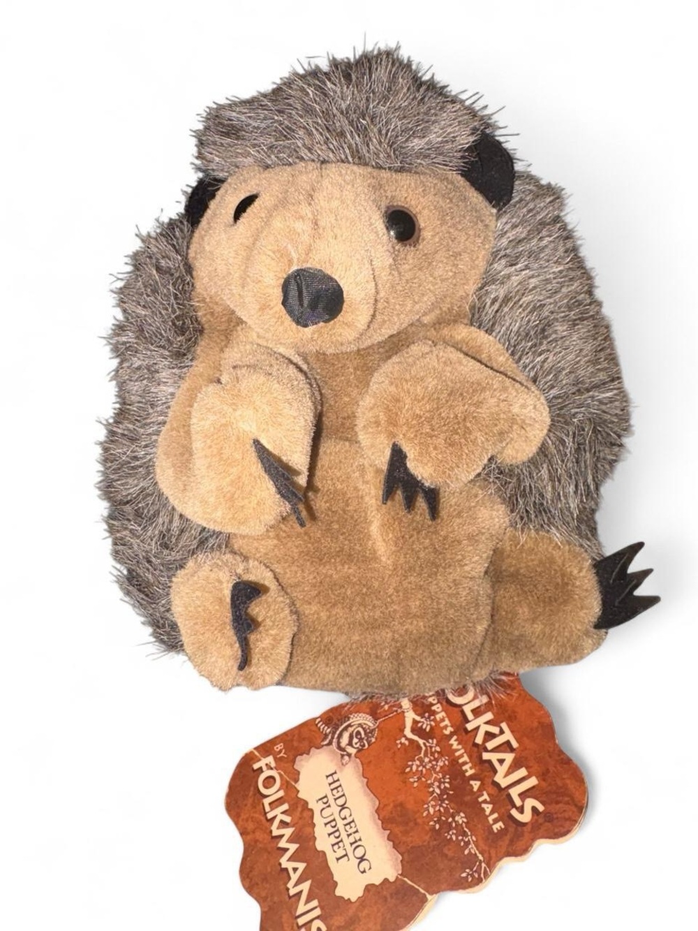 FolkTails By Folkmanis Hedgehog stuffed animal brand NEW WITH TAGS